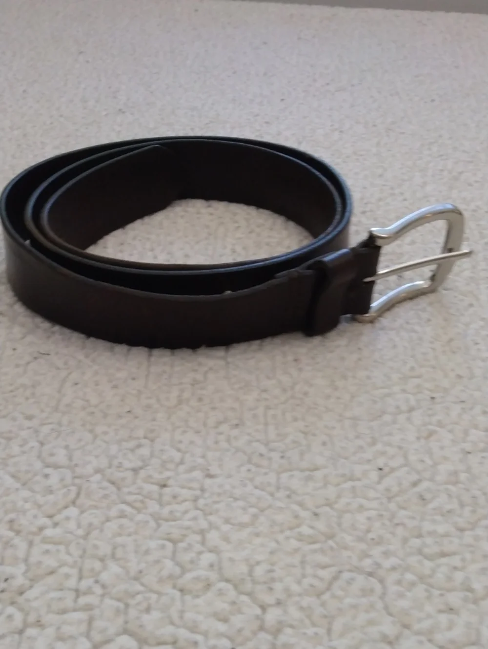 100% Genuine Leather XL Target Men's Belt (Dark Brown)  Made in the USA